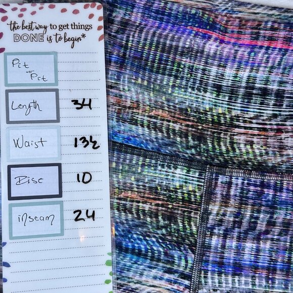 Lululemon Wunder Under Train Leggings Sz 8 Digital Oasis High Rise Everlux Pants - Picture 7 of 10